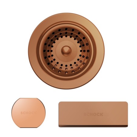 Části dřezu v provedení Copper brushed, Schock 400065COB